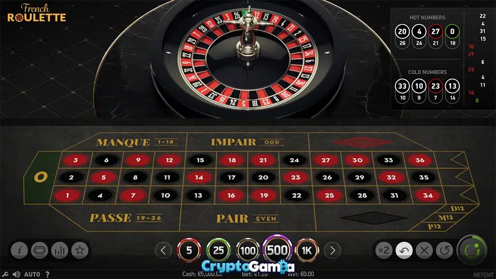 NetEnt French Roulette Playthrough