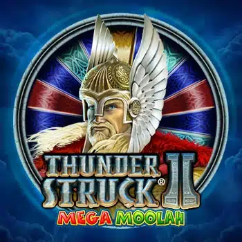Thunderstruck II Mega Moolah video slot logo