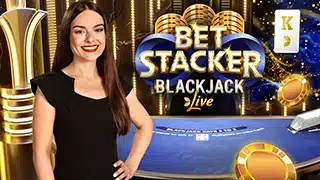 Infinite Bet Stacker Blackjack live dealer game logo