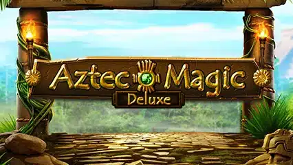 Aztec Magic Deluxe video slot logo