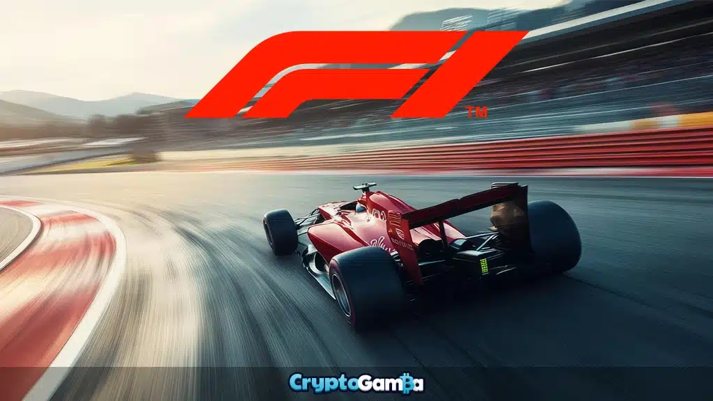 Formula 1 car and logo
