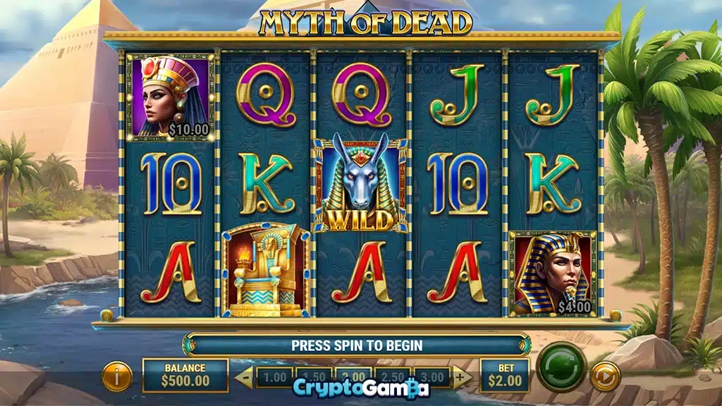 Myth of Dead slot base game