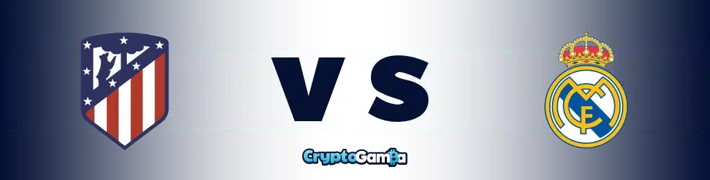 Atletico Madrid and Real Madrid team logos