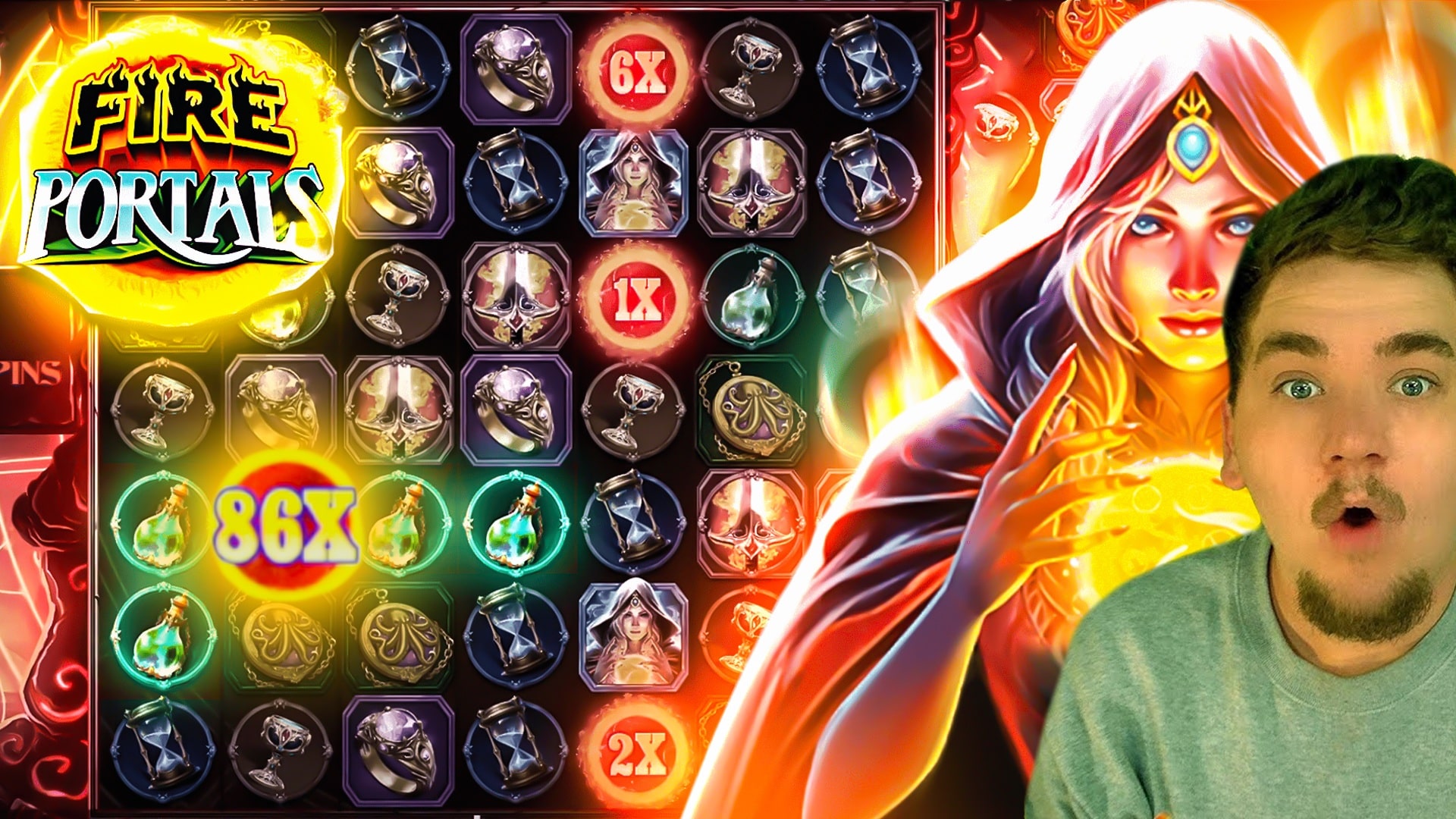 Testing Fire Portals video slot