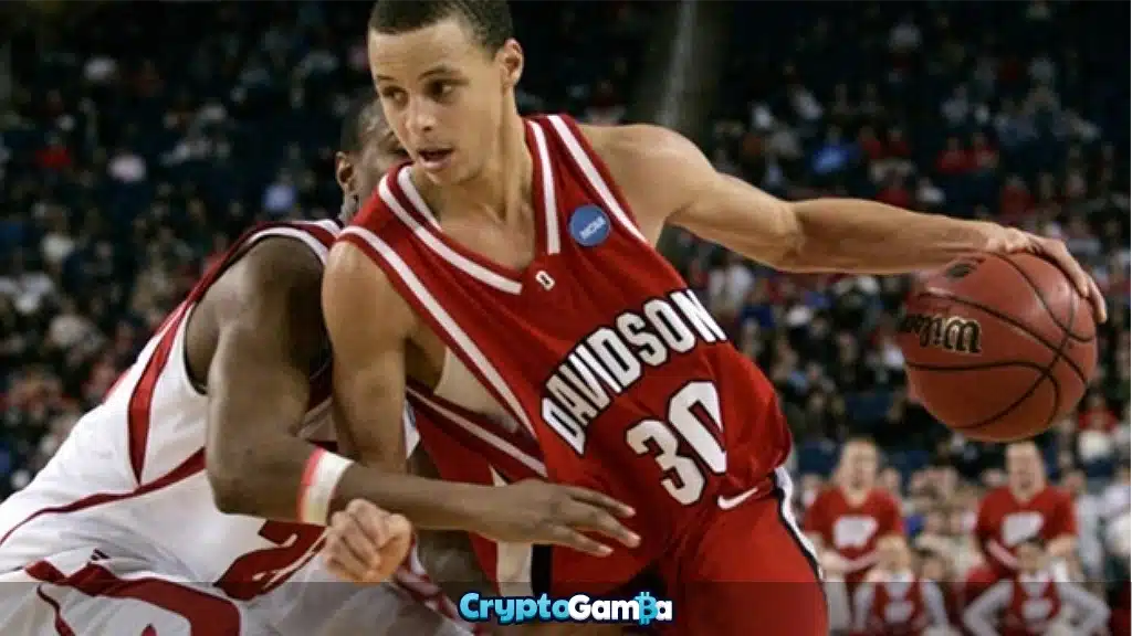 Stephen Curry playing a match