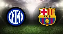 Inter and Barcelona club crests