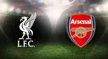 Liverpool and Arsenal club crests