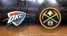 Thunder and Nuggets club crests