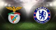 Benfica and Chelsea club crests