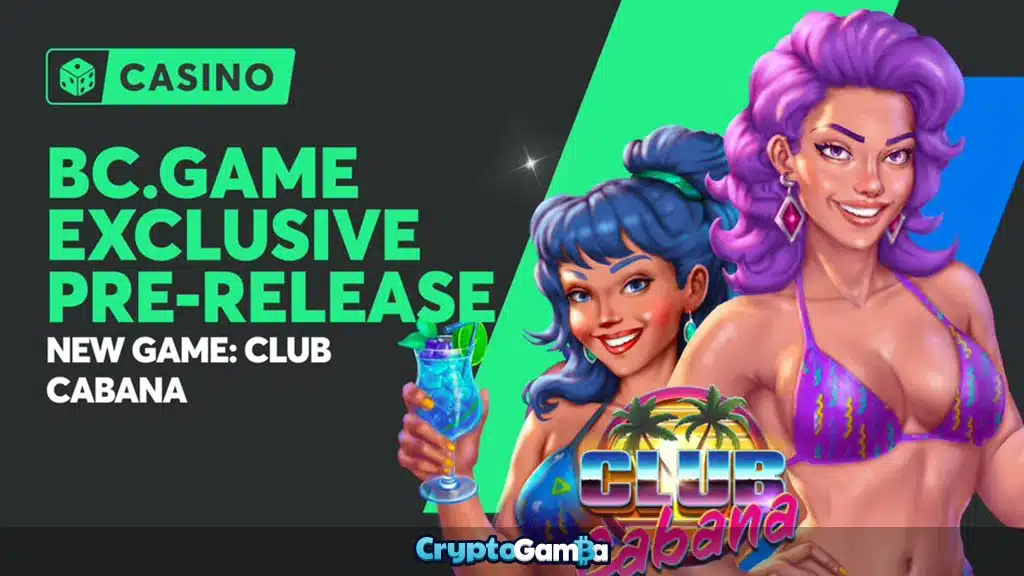 Club Cabana logo and characters