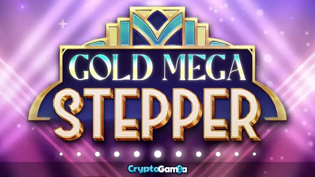 Gold Mega Stepper video slot logo