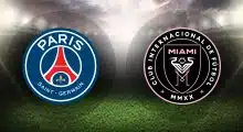 PSG and Inter Miami club crests