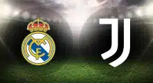 Real Madrid and Juventus club crests