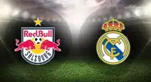 Salzburg and Real Madrid club crests