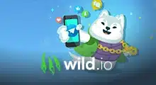 Telegram Giveaway promotion from Wild.io crypto casino