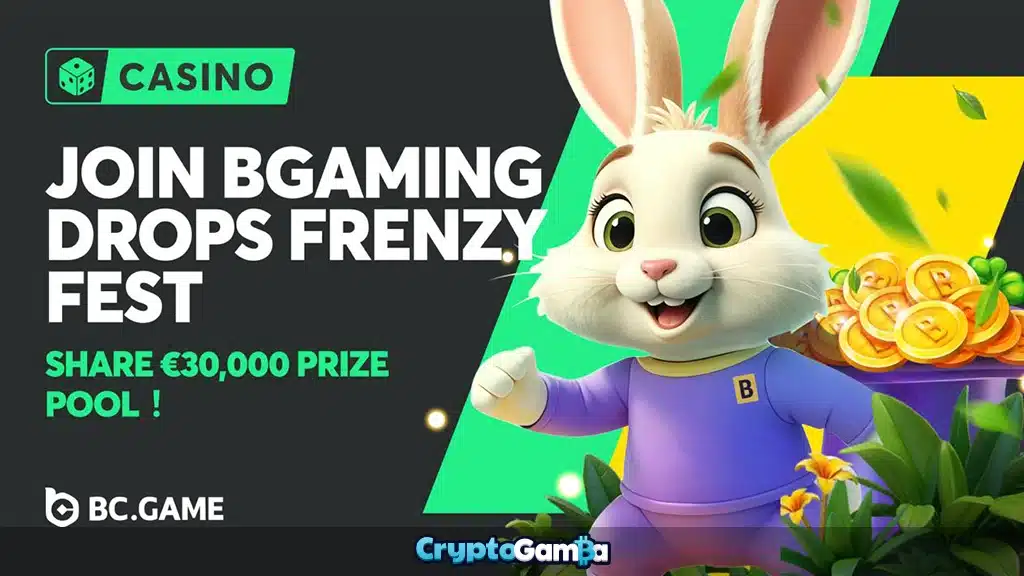 BC Game Drops Frenzy Fest promo banner