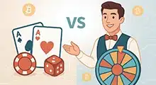Random number generator vs live dealer casino games
