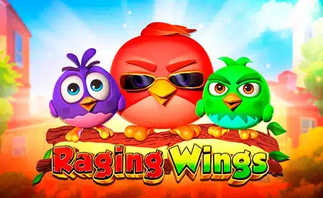 Raging Wings slot logo