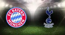 Bayern Munich and Tottenham club crests