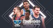 Dennis Schroder, Giannis Antetokounmpo, Nikola Jokic and Luka Doncic