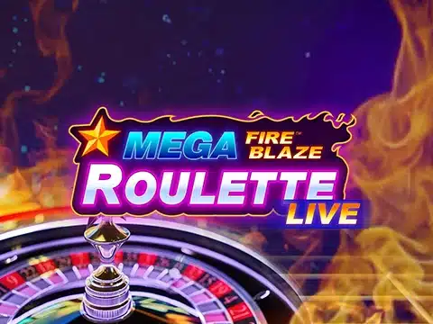 Mega Fire Blaze Roulette live game logo