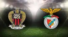 Nice and Benfica club crests