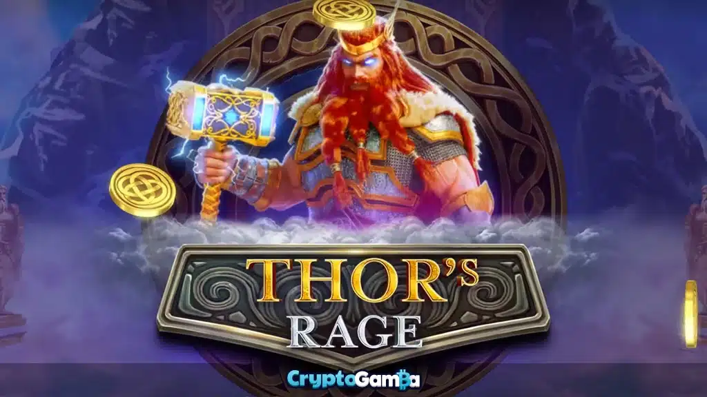 Thors Rage video slot logo