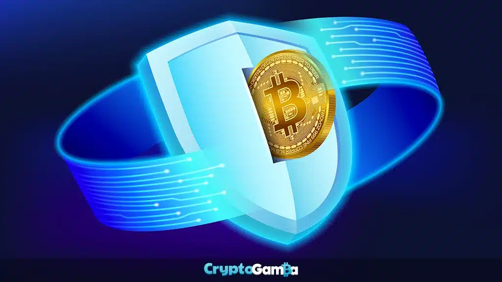 Bitcoin digital wallet protected by digital encryption