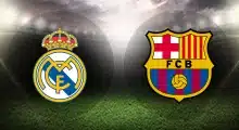 Real Madrid and Barcelona club crests
