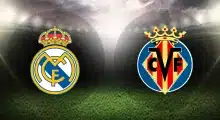 Real Madrid and Villarreal club crests